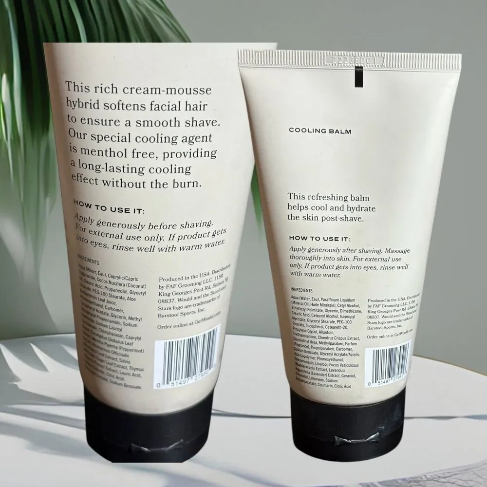Would - A Barstool Brand 1 Shaving Cream (7floz) & 1 After Shave (5 fl oz) Set